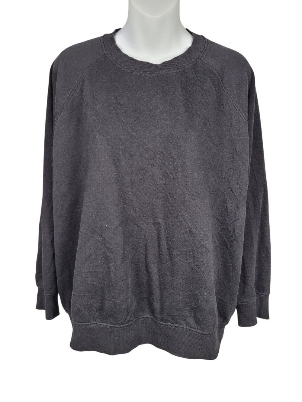2/$20 H&M Black Blank Sweatshirt Top Size: Large
